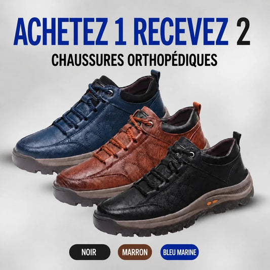 1 ACHETÉ = 1 OFFERT – Chaussures Orthopédiques OrthoPlush