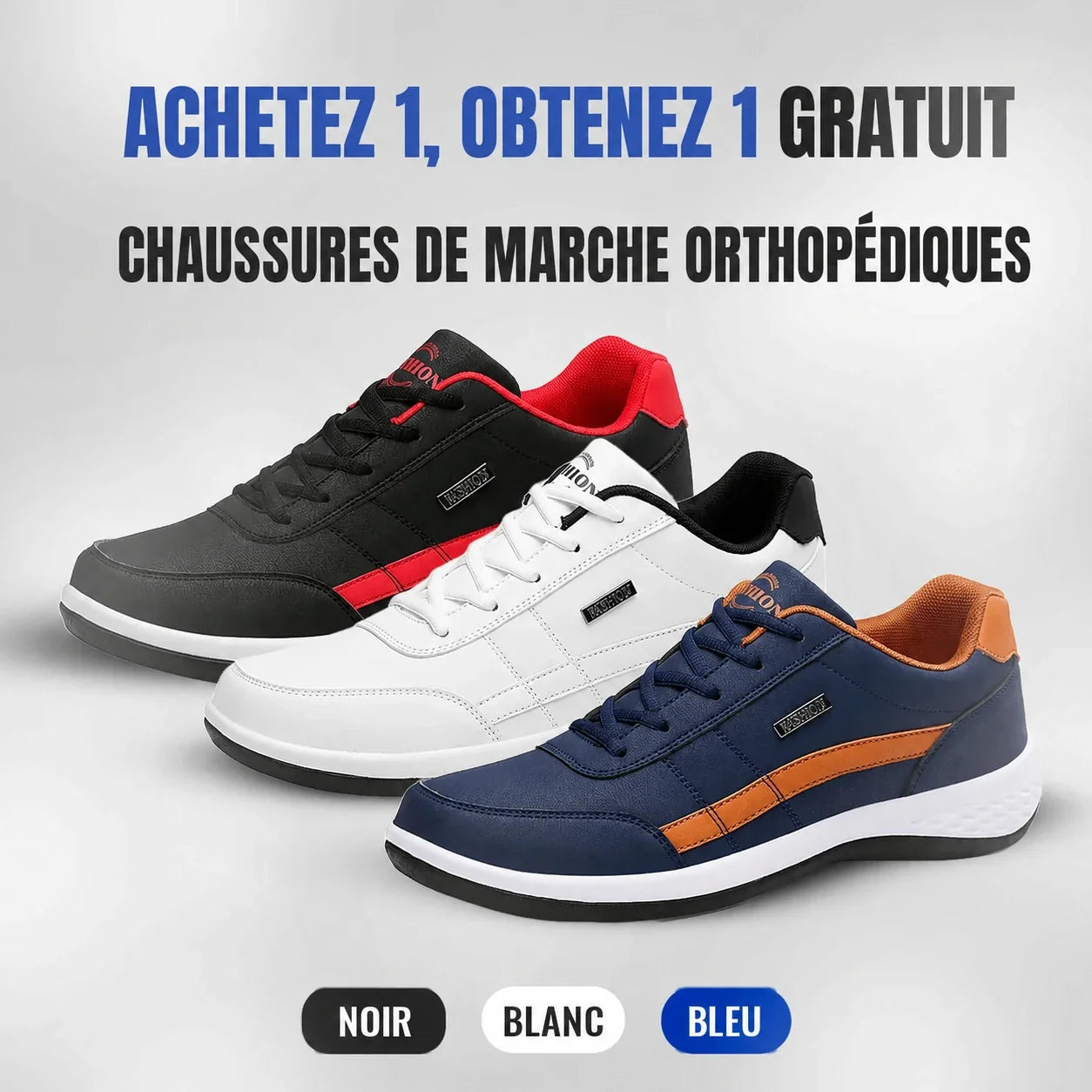 1 acheté = 1 offert – Chaussures orthopédiques OrthoX